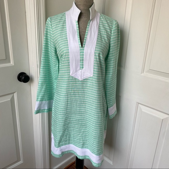 Sail To Sable Mint Linen Classic Tunic 